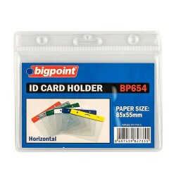 Bigpoint Kart Poşeti Yatay Şeffaf 85x55mm - 1