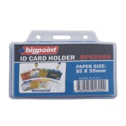 Bigpoint Kart Poşeti Yatay Şeffaf 85x55mm - 1