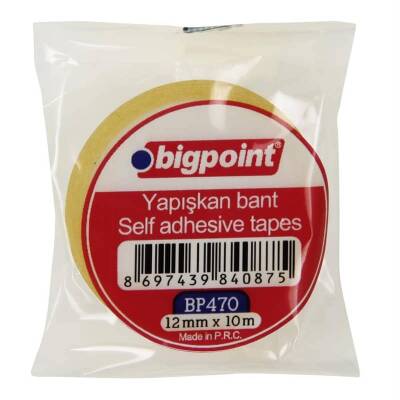 Bigpoint Kırtasiye Bandı 12 mm x 10 m 36'lı Kutu - 1