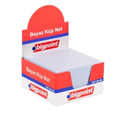 Bigpoint Küp Notluk Beyaz 8x8cm - 1