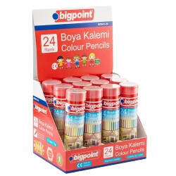 Bigpoint Kuru Boya Kalemi 24 Renk Metal Tüp - 1