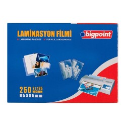 Bigpoint Laminasyon Filmi 65x95mm 125 Mikron 100'lü Kutu - 1