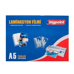 Bigpoint Laminasyon Filmi A5 125 Mikron 100'lü Kutu - 1