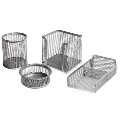 Bigpoint Metal Perfore 4'lü Set Silver - 1