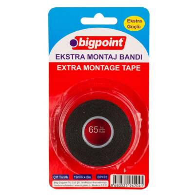 Bigpoint Montaj Bandı 2 Metre Extra Güçlü PE 65 Kilogram - 1