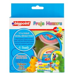 Bigpoint Proje Hamuru 4 Renk x 28 Gram - 1