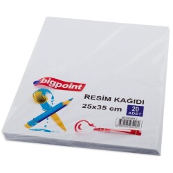 Bigpoint Resim Kağıdı 25x35cm 20'li Paket - 1