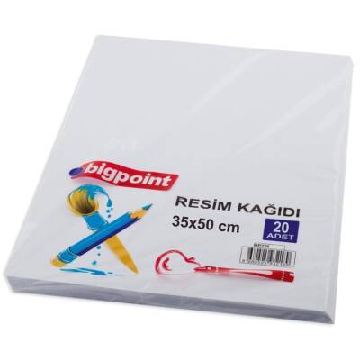 Bigpoint Resim Kağıdı 35x50cm 20'li Paket - 1