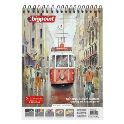 Bigpoint Sanatsal Resim Defteri 25x35 cm. 150 gr. 25 yp. - 1