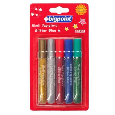 Bigpoint Simli Yapıştırıcı 5 Renk x 10,5 ml. - 1