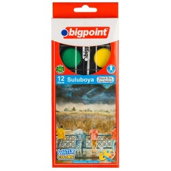 Bigpoint Suluboya 12 Renk Büyük Boy - 1