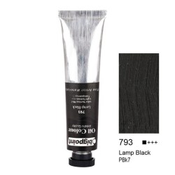 Bigpoint Yağlı Boya 200 ml. 793 Lamp Black - 1