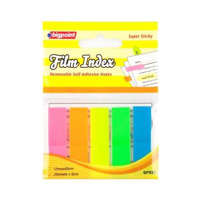 Bigpoint Yapışkanlı Film Index 5 Renk - 1