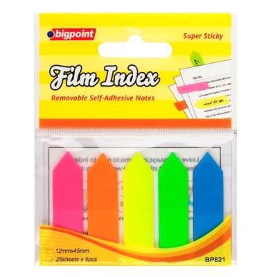 Bigpoint Yapışkanlı Film Index Ok 5 Renk - 1