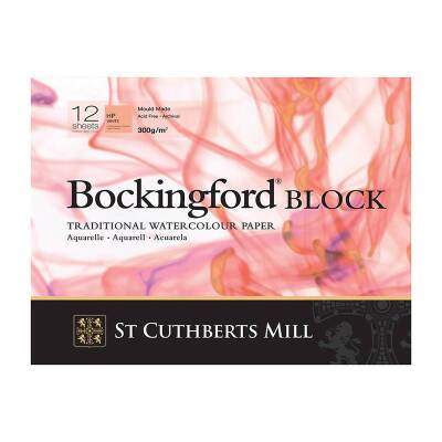 Bockingford Suluboya Blok Hot Pres 300 gr 180x130mm 12 yp - 1