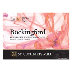 Bockingford Suluboya Blok Hot Pres 300 gr 297x420mm (A3) 12 yp - 1