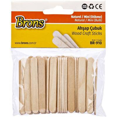 Brons Ahşap Çubuk Naturel Mini BR-910 - 1