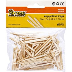 Brons Ahşap Kibrit Çöpü Naturel BR-912 - 1