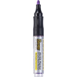 Brons Akrilik Marker 4 mm Yuvarlak Uç Mor - 1