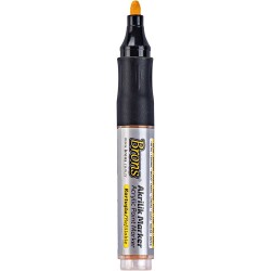 Brons Akrilik Marker 4 mm Yuvarlak Uç Turuncu - 1