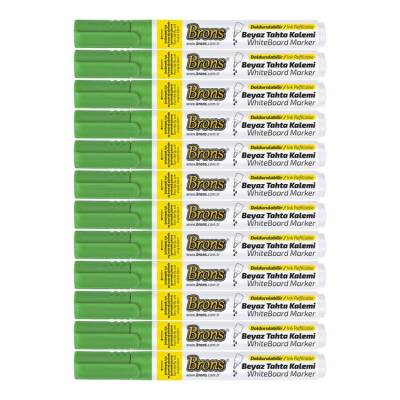 Brons Doldurulabilir Tahta Kalemi Yeşil 12'li Kutu - 1