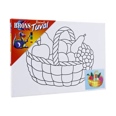 Brons Fun Serisi Baskılı Tuval 25x35 cm - 1