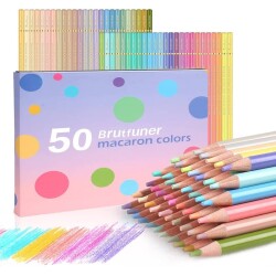 Brutfuner Macaron Colors 50 Renk Kuru Boya Pastel Renkler - 1