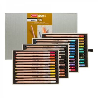 Bruynzeel Design Pastel Boya Kalemi 48 Renk Box - 1