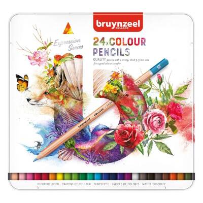 Bruynzeel Expression Colour Kuru Boya Kalemi 24 Renk - 1