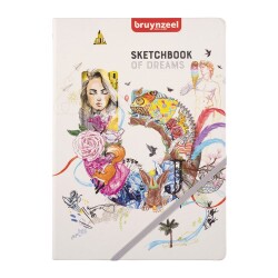 Bruynzeel Sketchbook Sert Kapak Eskiz Defteri 140 gr A4 80 yp - 1