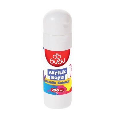 Bubu Akrilik Boya 250 ml BEYAZ - 1