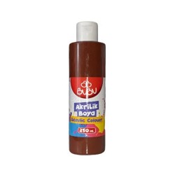 Bubu Akrilik Boya 250 ml KAHVERENGİ - 1