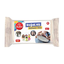 Bubu Doğal Kil Seramik Hamuru 1000 gr Beyaz - 1