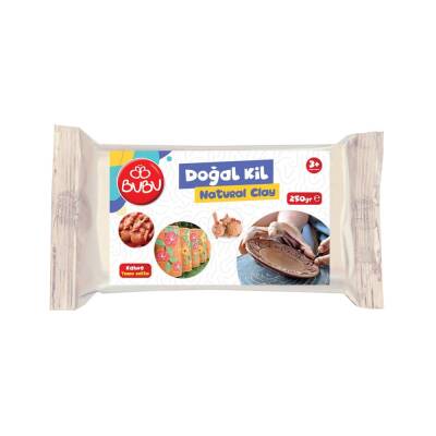 Bubu Doğal Kil Seramik Hamuru 250 gr Kahverengi - 1