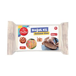 Bubu Doğal Kil Seramik Hamuru 500 gr Kahverengi - 1