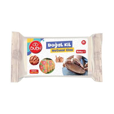 Bubu Doğal Kil Seramik Hamuru 500 gr Kahverengi - 1