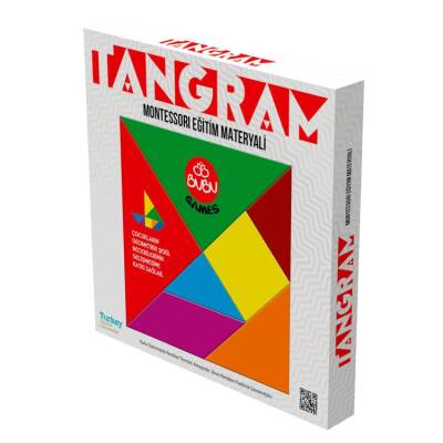BuBu Games Tangram Renkli 9x13,5 cm - 1