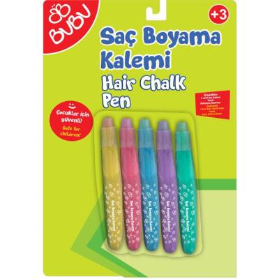 BuBu Hair Chalk Saç Boyama Kalemi 5 Renk - 1