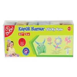 Bubu Köpük Hamur 6 Renk x 10 gr - 1