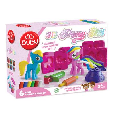 Bubu Oyun Hamuru Seti 3D PONY (L) - 1