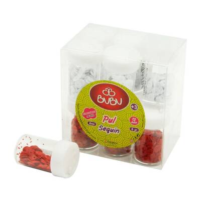 BuBu Pul Kırmızı-Beyaz 6gr x 12'li Paket - 1