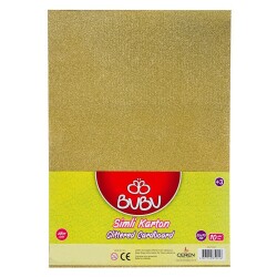 BuBu Simli Karton 10 Adet 50x70 cm. ALTIN - 1