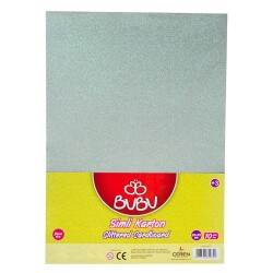 BuBu Simli Karton 10 Adet 50x70 cm. BEYAZ - 1