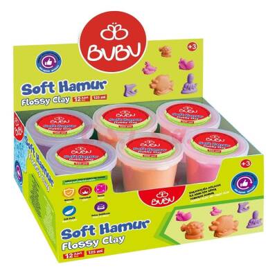 Bubu Soft Hamur Karışık Renk 125 ml x 12 Adet - 1