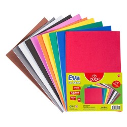 BuBu Yapışkanlı Eva 20x30 cm 10 Renk - 1