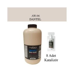 Cadence Ambiante Suya Dayanıklı Islak Zemin Boyası 2 Litre AW-06 DANTEL + 80 gr Katalizör - 1