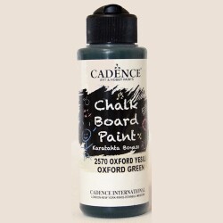 Cadence Chalkboard Paint Karatahta Boyası 120 ml. 2570 Oxford Yeşili - 1