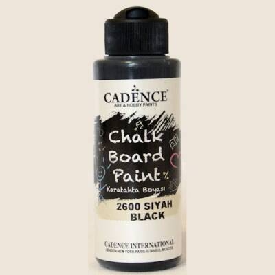 Cadence Chalkboard Paint Karatahta Boyası 120 ml. 2600 Siyah - 1