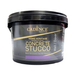 Cadence Concrete Stucco Beton Görünümlü Son Kat Kaplama 3 kg Gri / Kalın - Cadence