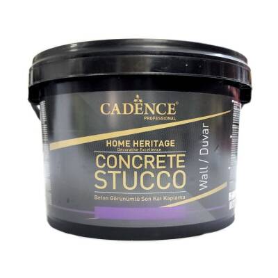 Cadence Concrete Stucco Beton Görünümlü Son Kat Kaplama 3 kg Gri / İnce - 1